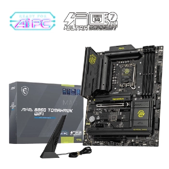 Cartes mères Socket 1851 MSI MAG B860 TOMAHAWK WIFI (iB680,S1851,DDR5,PCI-E,ATX)