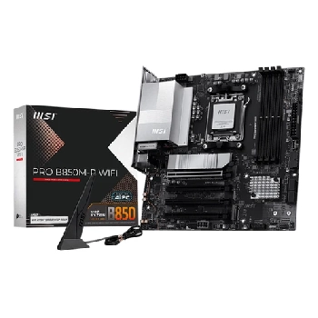 Cartes mères Socket AM5 AMD PRO B850M-P WIFI (AMD B850,AM5,DDR5,PCI-E,MICRO-ATX)