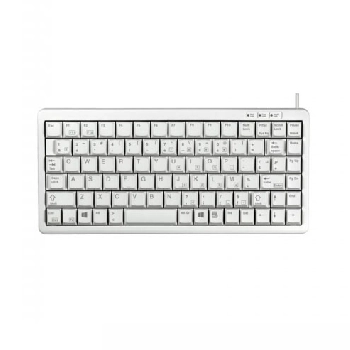 Claviers CHERRY CLAVIER COMPACT G84-4100 (AZERTY,USB,BLANC)