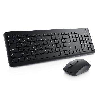 Claviers DELL KM3322W - PACK CLAVIER-SOURIS SANS FIL (AZERTY-FR,NOIR)