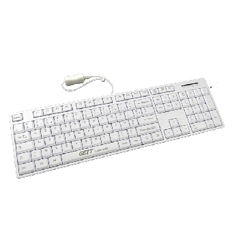 Claviers GETT CLAVIER MEDICAL CLEANTYPE EASY BASIC (USB,IP68,BLANC)