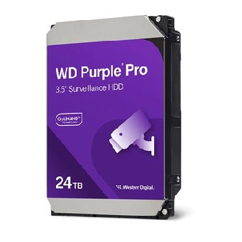 Disques dur 3,5  WD PURPLE PRO 3.5P SATA-600 - 24.0T, 600 MO/S, 512M (WD240PURP)