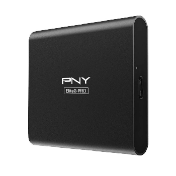 Disques dur externes 2,5 - PNY SSD EXT. ELITEX-PRO CS2260 - 500G (USB-C/A 3.2 GEN2, NOIR)