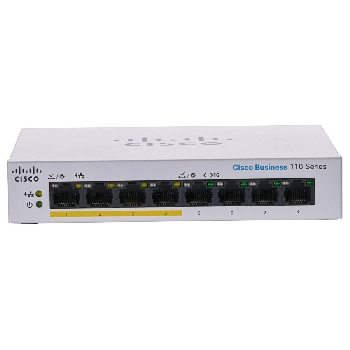 Hubs/Switchs CISCO SWITCH CBS110-8PP-D-EU (8 PORTS GE (4xPoE 32W))