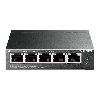 Hubs/Switchs TP-LINK - SWITCH EASY SMART 5x10/100/1000MB, POE (TL-SG105PE)