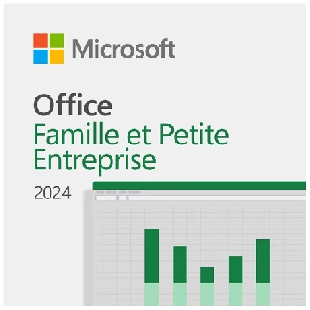 Logiciels Microsoft Office (PKC) MICROSOFT OFFICE 2024 FAMILLE & PETITE ENTREPRISE