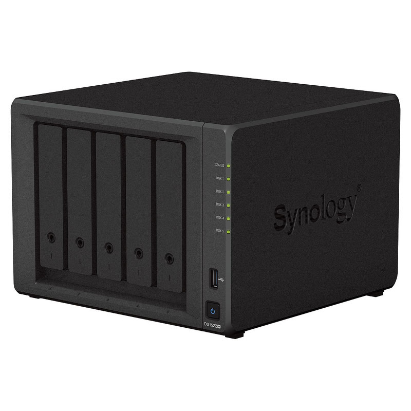 Serveur de stockage SYNOLOGY DISKSTATION DS1522+ - NAS (5X SATA 3.5/2.5 + 2X M.2)