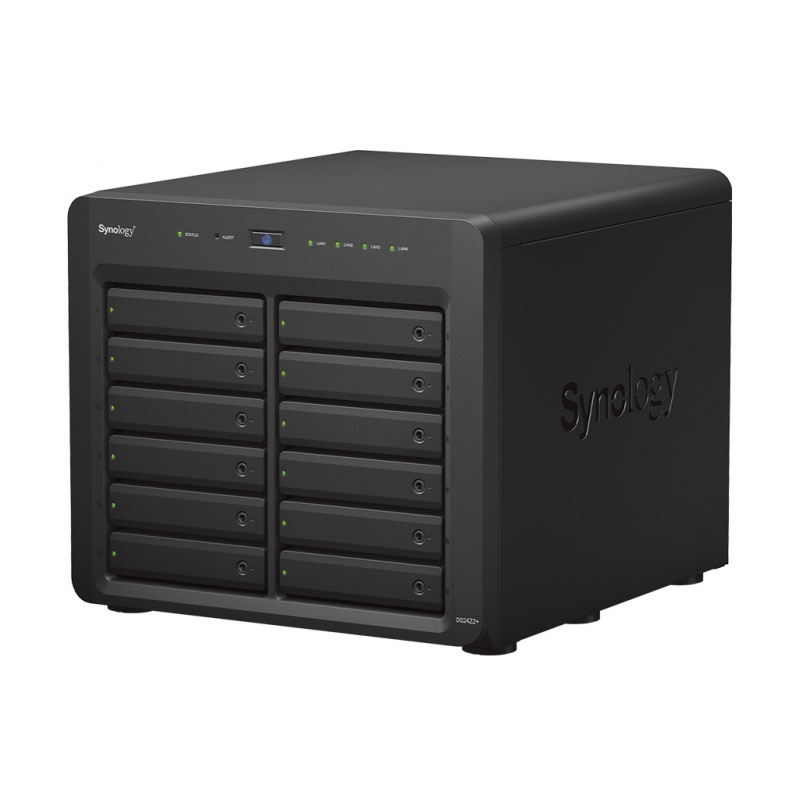 Serveur de stockage SYNOLOGY DISKSTATION DS2422+ - NAS (12X SATA 3.5/2.5)