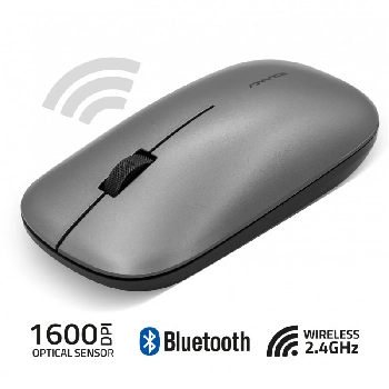 Souris ADVANCE SLIMFIT SERIES WIRELESS (BT,GRIS/NOIR)