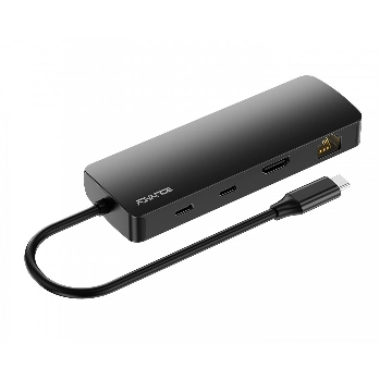 Station d'accueil STATION D'ACCUEIL HUB-CHU45 USB3.1-C(M) (USB-A,USB-C,HDMI 4K,RJ45)